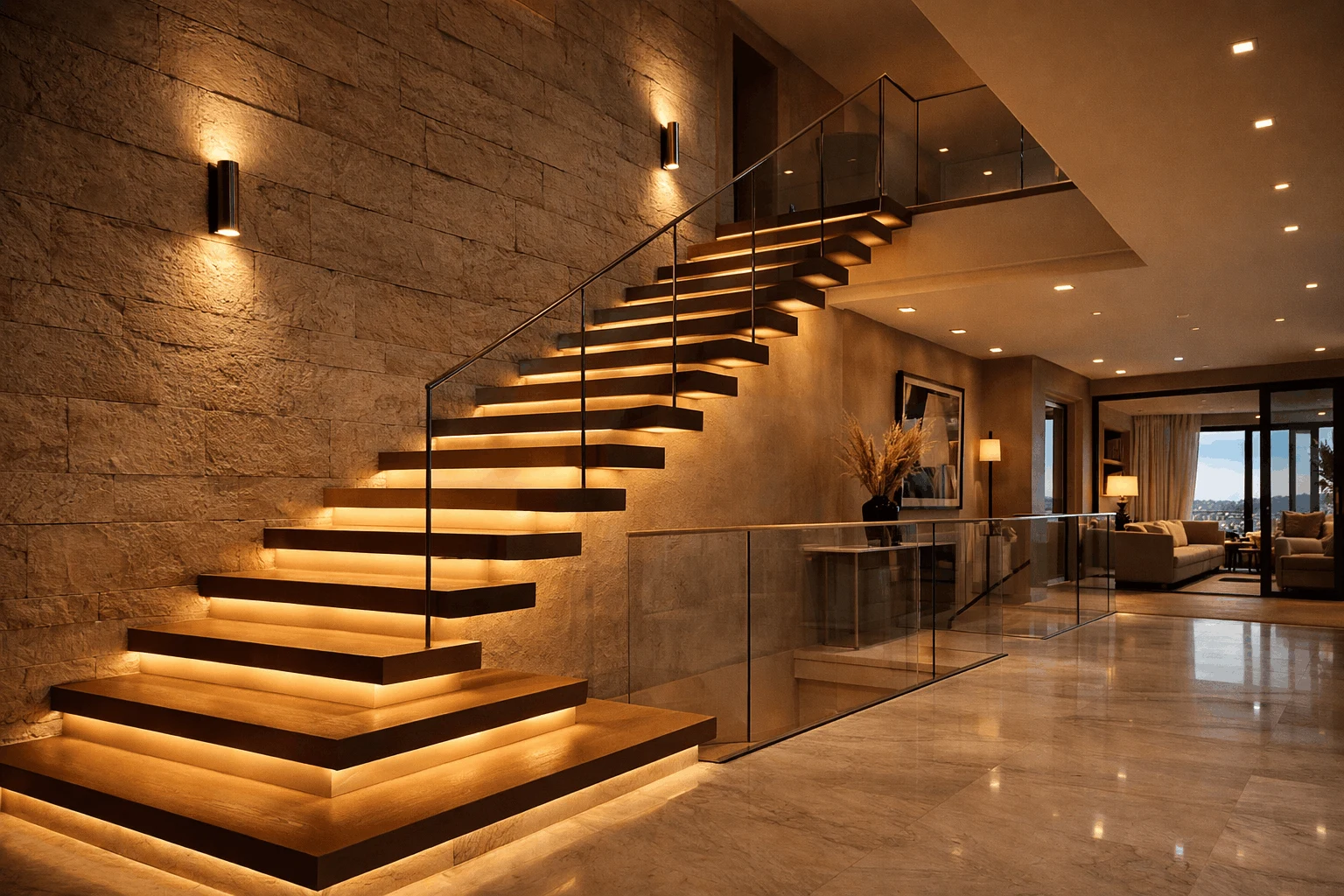 Staircase Lighting Ideas for Duplex Homes - Complete Design Guide